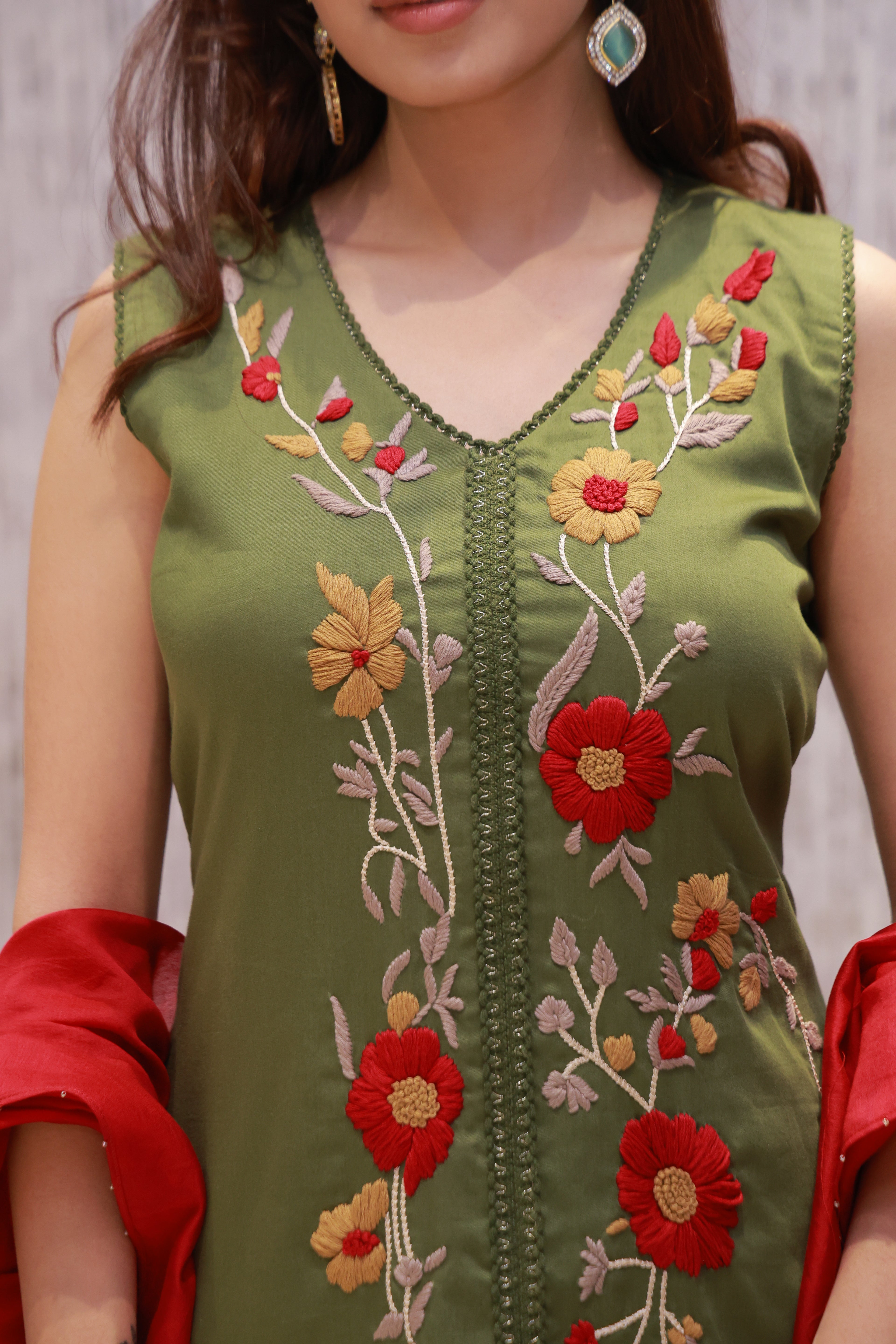 Straight-fit kurta set