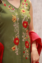 Straight-fit kurta set