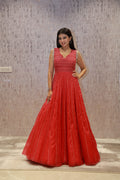 Elegant floor-length gown