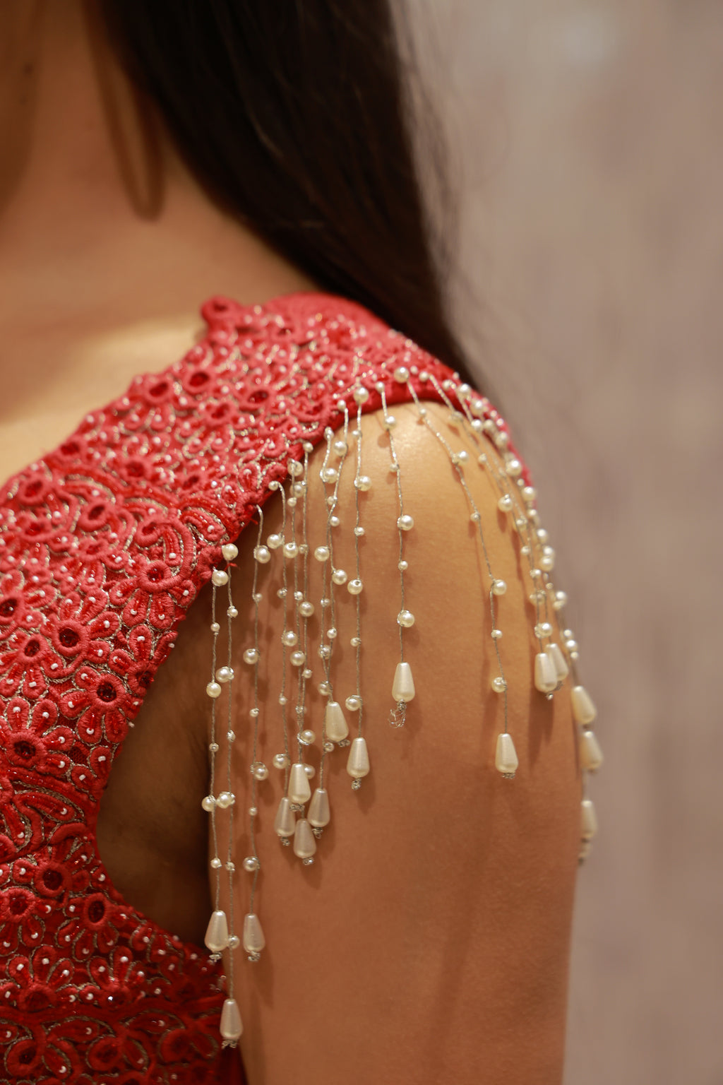 Elegant floor-length gown