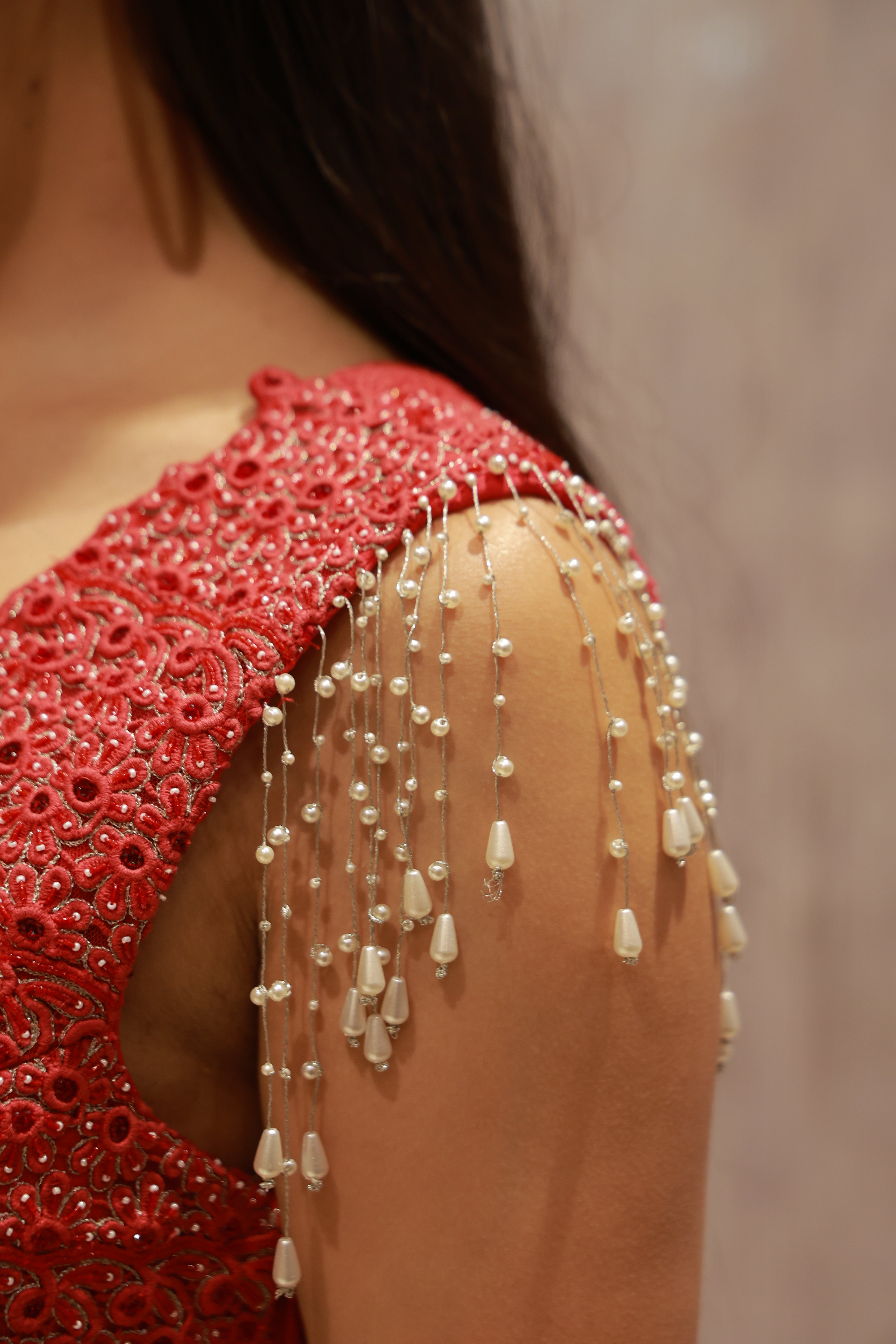 Elegant floor-length gown