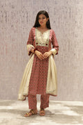 Elegant pre-draped saree