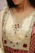 Elegant pre-draped saree