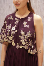 Statement georgette gown