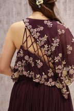 Statement georgette gown