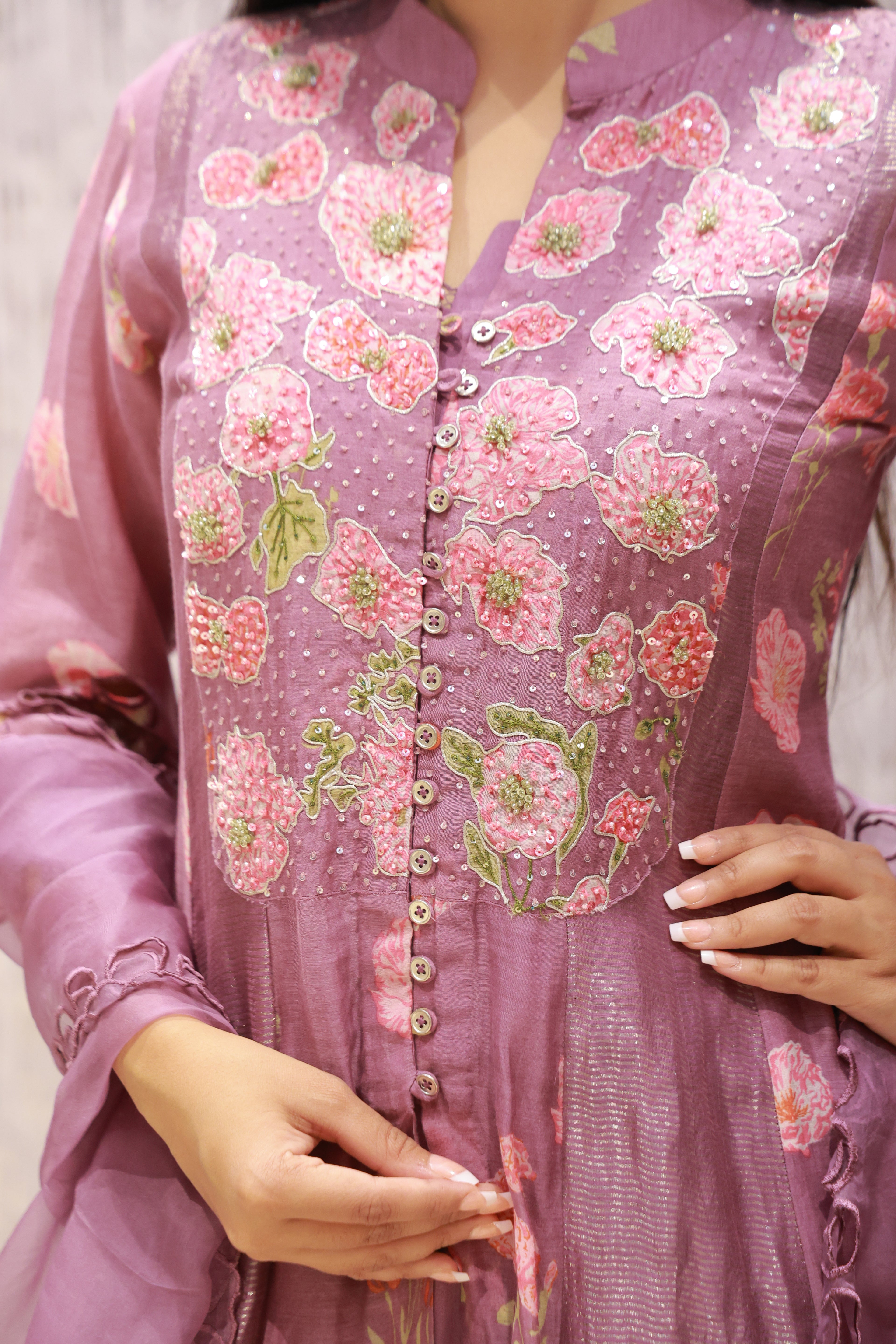 Paneled kurta