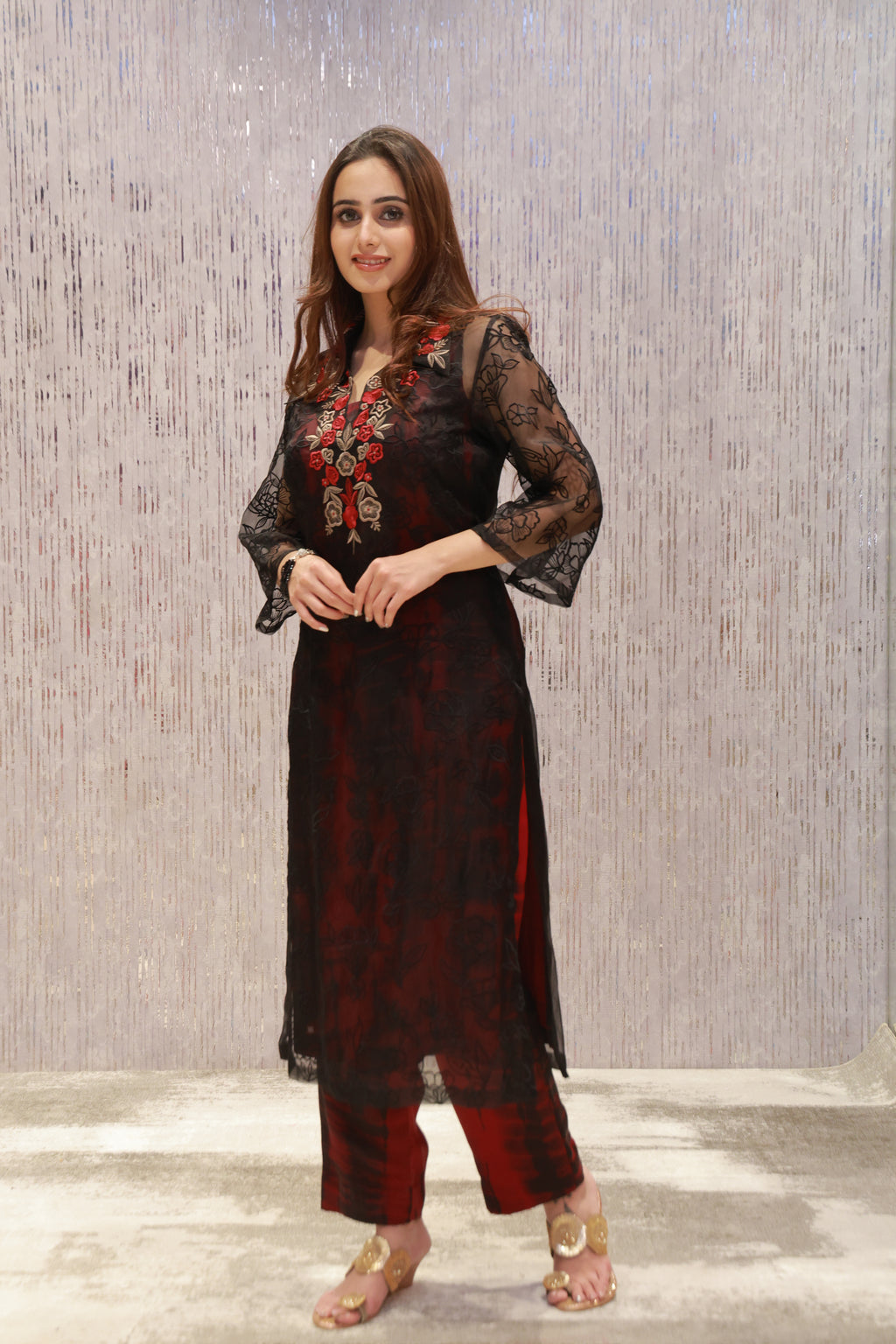 Resham embroidery