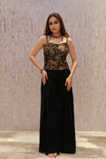 A contemporary jute-linen co-ord set